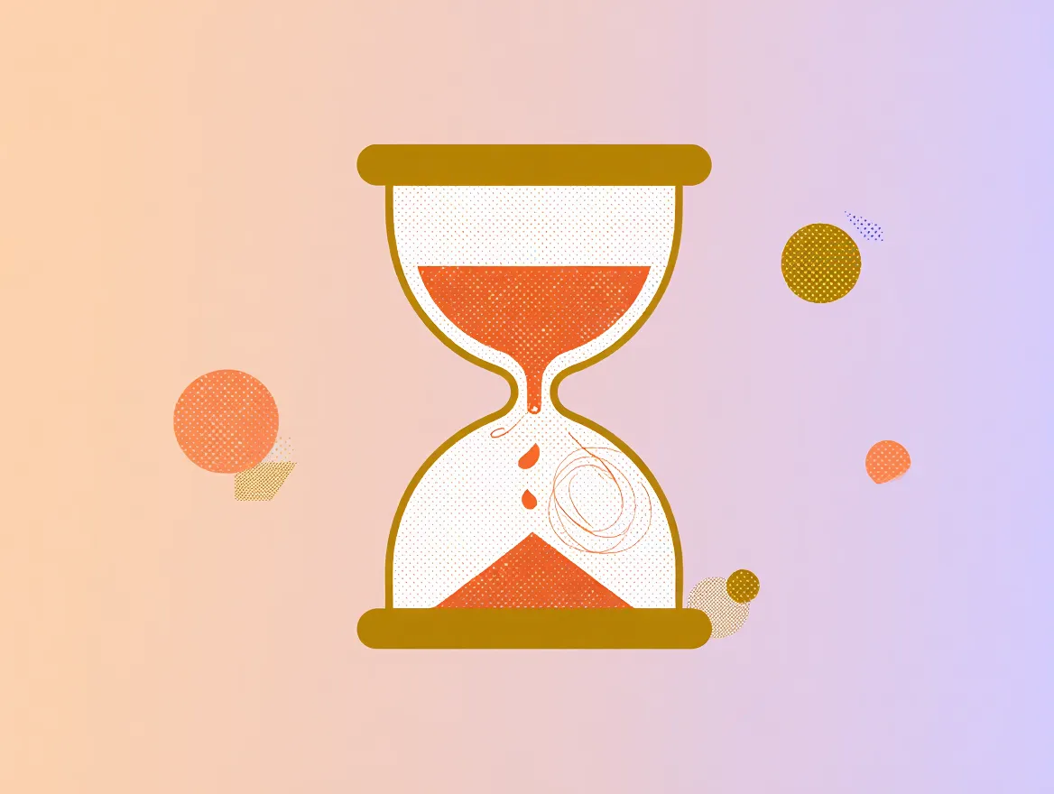 Illustration showing the balance between focus periods and recovery breaks in a work cycle